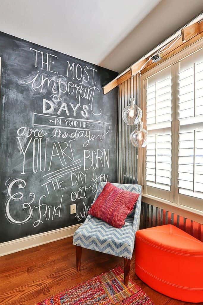 A Chalkboard Or Bulletin Board