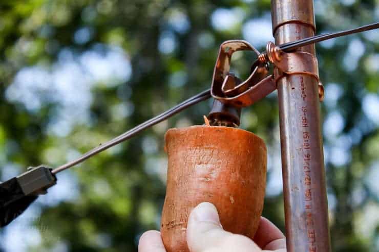 Insert Potatoe Into Broken Bulb