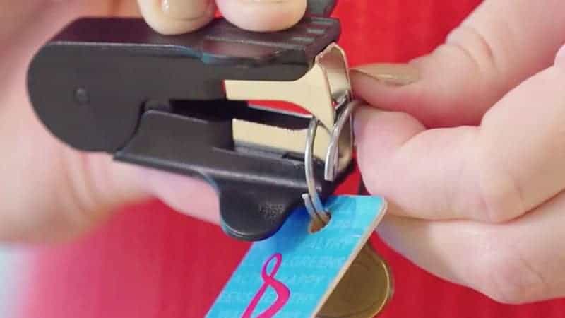 Keyring Stapler