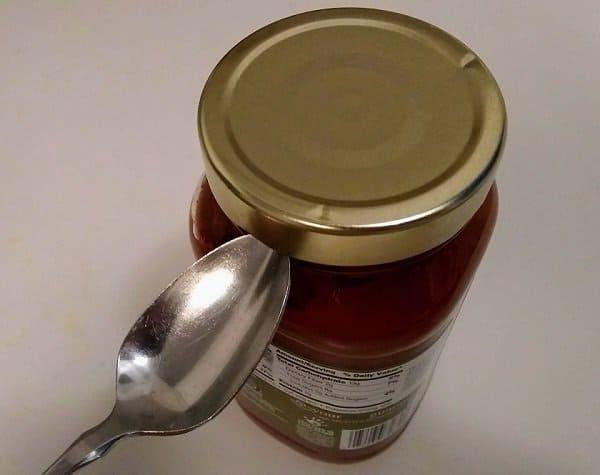 Open Stubborn Jars With A Spoon