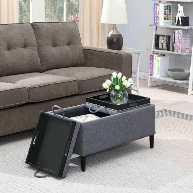 Ottoman With Hidden Compartment