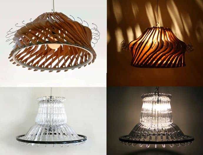 Custom Lighting Fixtures from Repurposed Materials