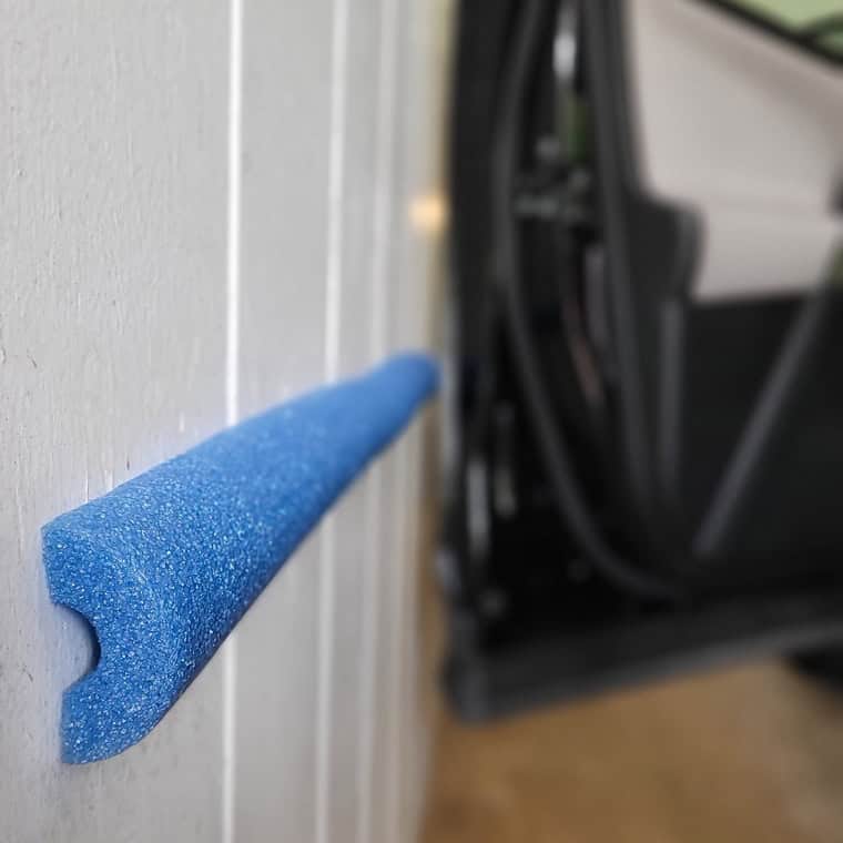 Use A Pool Noodle For Door Dings