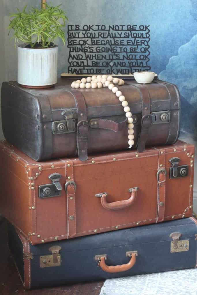 Vintage Suitcases As Nightstand 683x1024