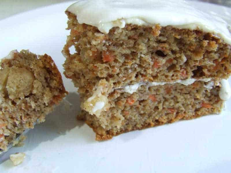 Slice Of Gluten Free Carrot Cake, April 2005
