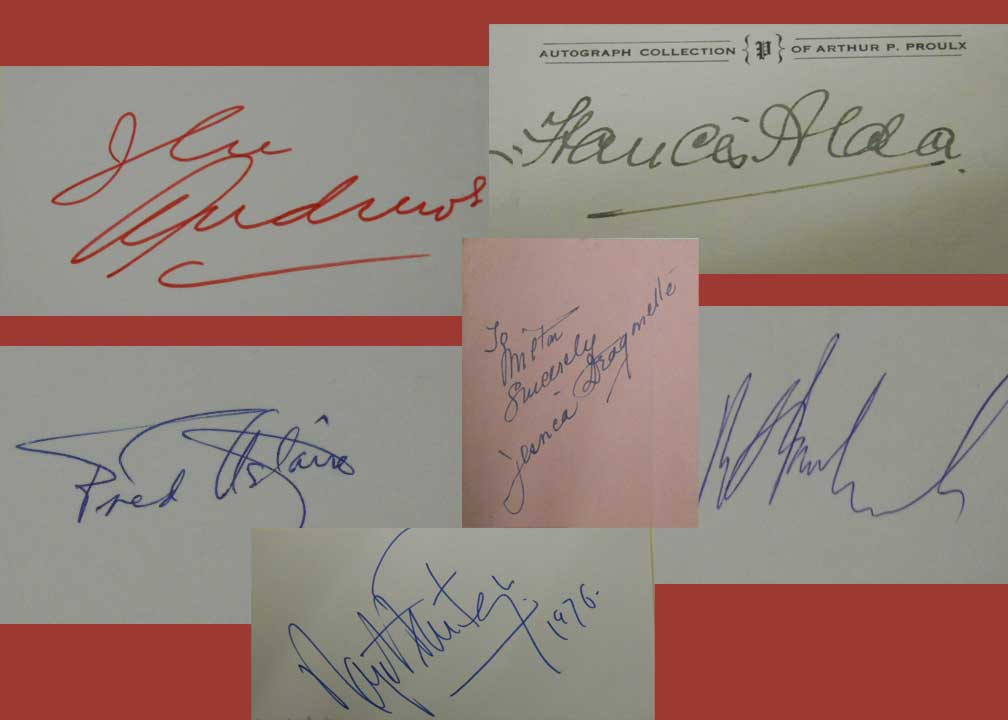 Autographs