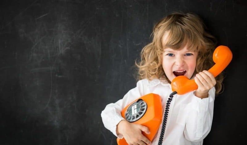 Children Had To Answer The Phone Politely