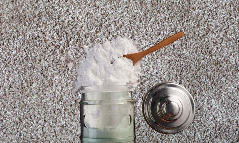 Cornstarch to Fix Oily Carpet Stains