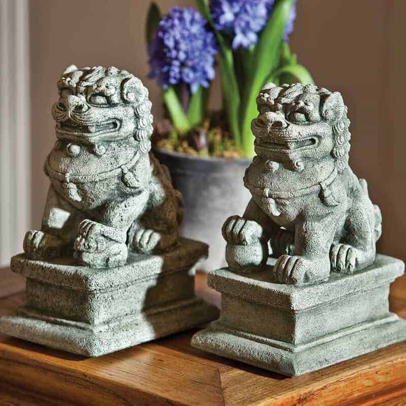 Pair Of Foo Dogs (fu Lions)