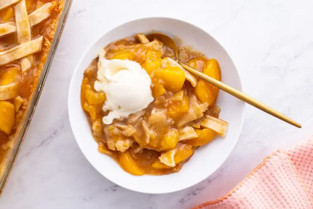 Peach Cobbler With Canned Peaches Cooks With Soul 2048x1365