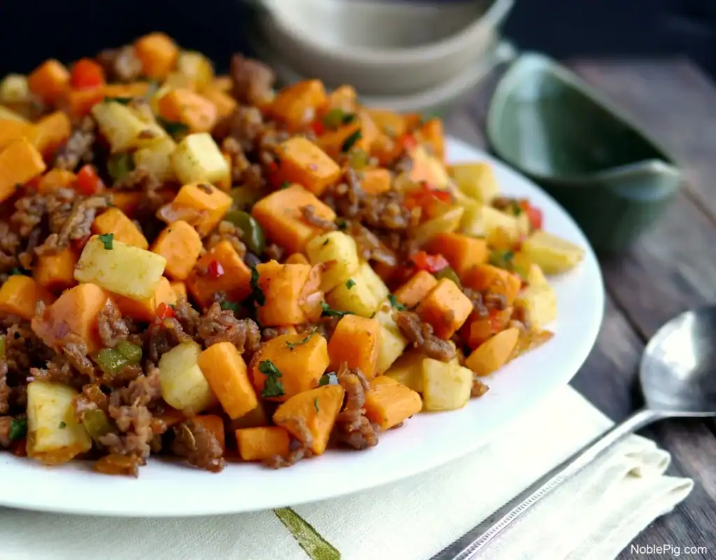 Sausage And Sweet Potato Hash Fb