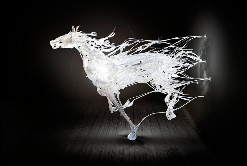 Sayaka Ganz’s Reclaimed Plastic Sculptures
