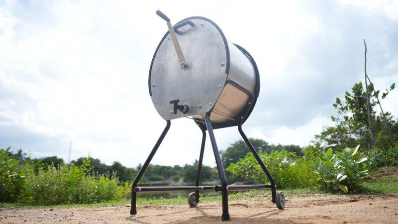 The Hand Cranked Washing Machine