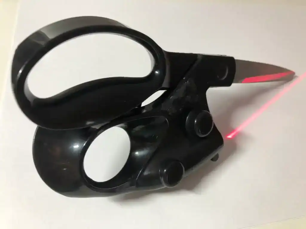 The Laser Guided Scissors