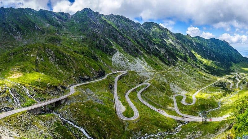 The Transfagarasan Highway (romania)