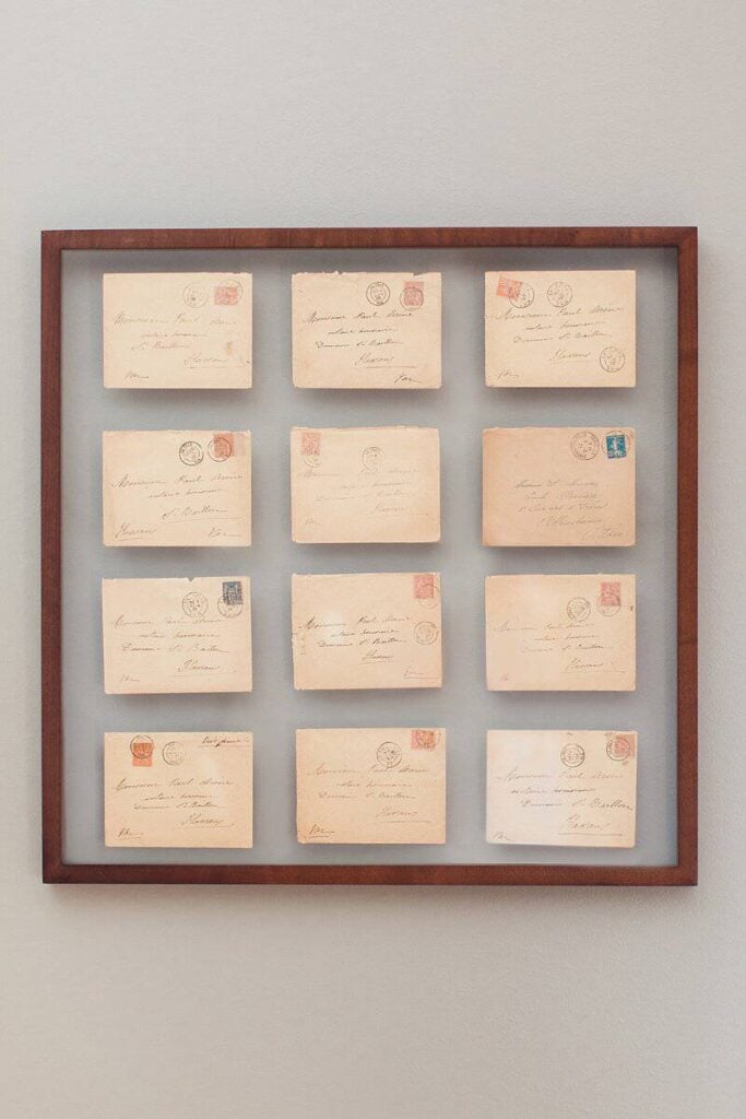 Transform Old Letters Into Wall Art