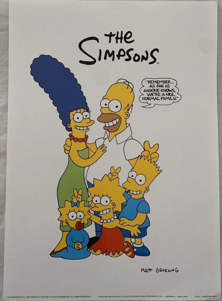 A “the Simpsons” Poster