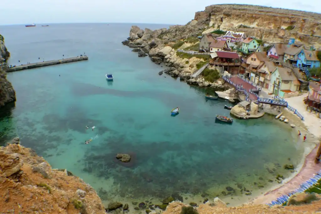 Anchor Bay Beach, Malta