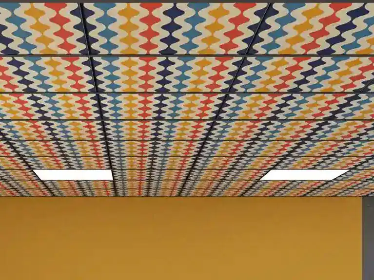 Checkerboard Or Patterned Ceilings