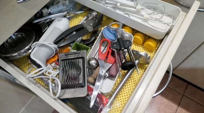 Kitchen Drawers Clutter