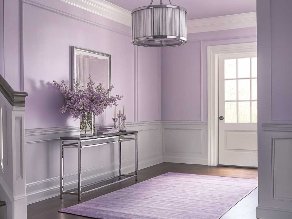 Lavender And Soft Gray For Serenity