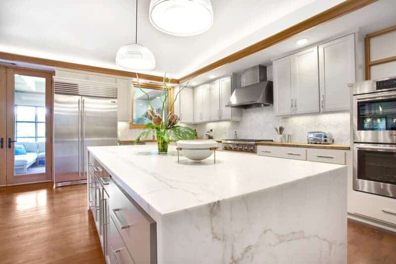 Marble Waterfall Island