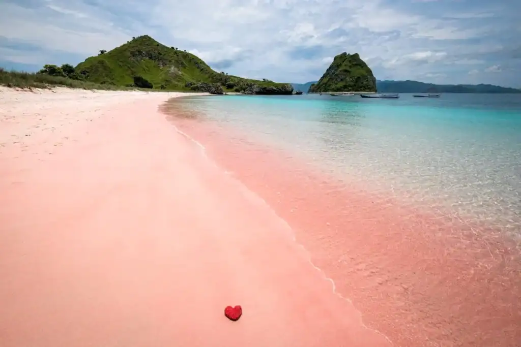 Pink Beach, Indonesia