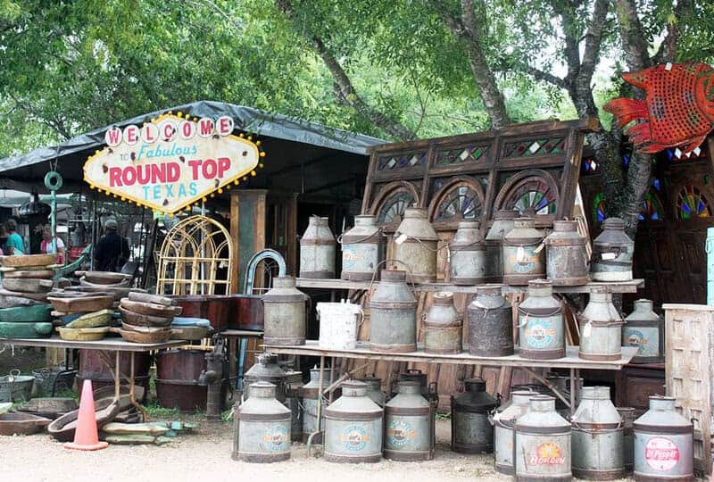 Round Top Antiques Fair - Round Top, Texas, Usa