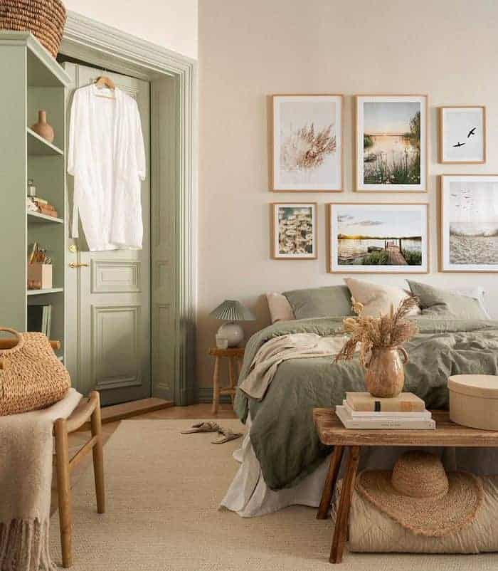 Sage Green And Warm Beige