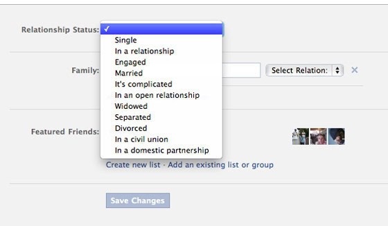 Facebook Civil Union
