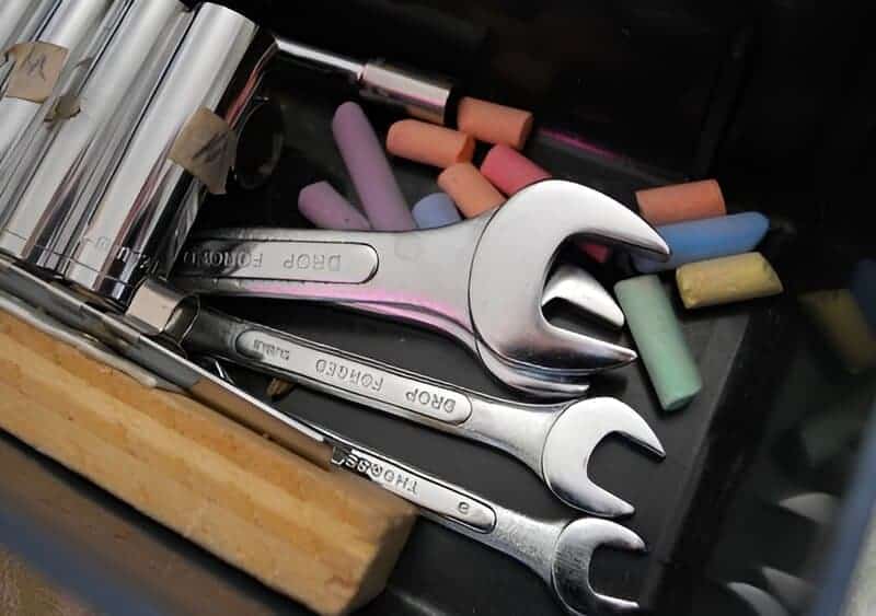 Keeping Chalk In Toolboxes To Absorb Moisture