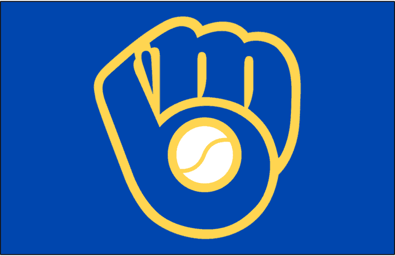 Milwaukee Brewers - Baseball Glove With “mb”