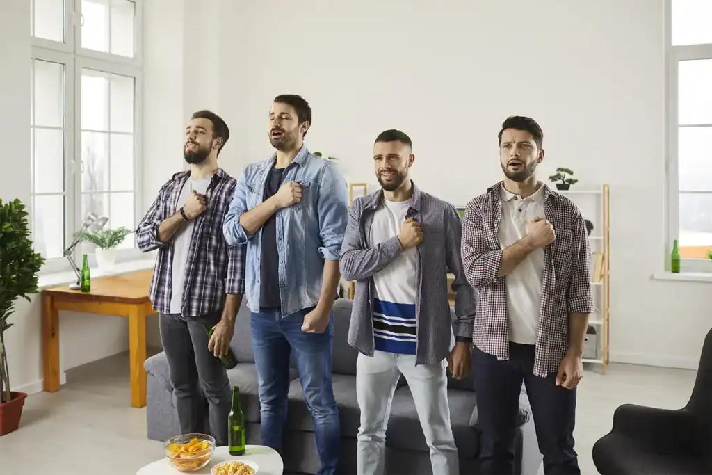 Standing For The National Anthem