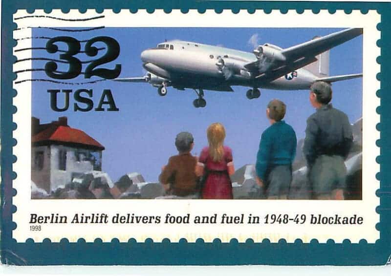 The Berlin Airlift Postcard (1948)