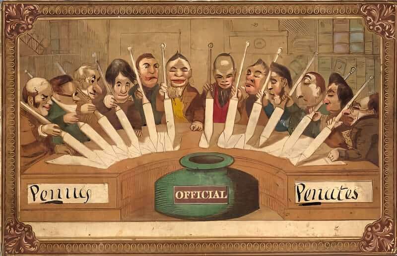 The Penny Penates Postcard (1840)