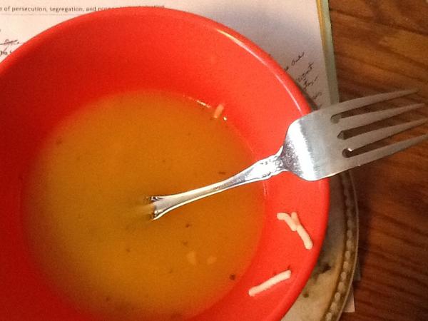 22. Eating Soup with a Fork