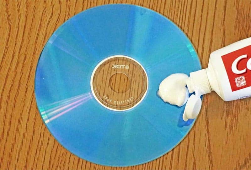 7. Toothpaste CD Scratch Remover