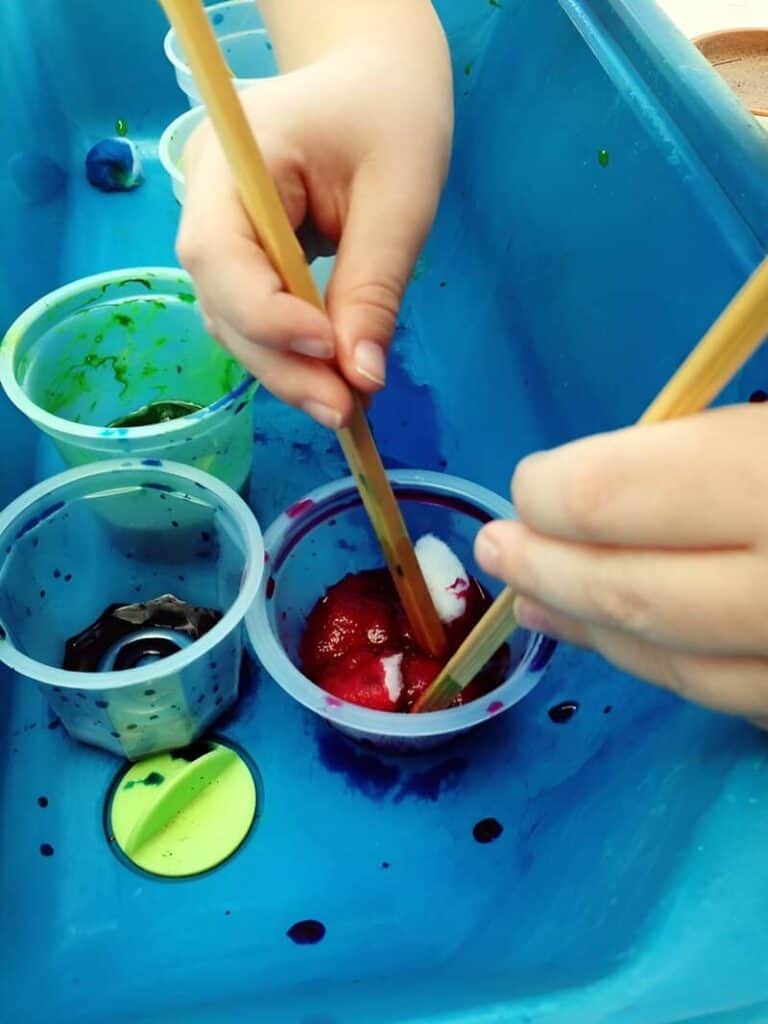 Chopsticks As Mixing Sticks