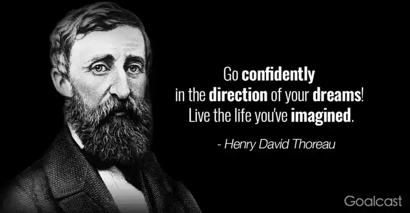 Henry David Thoreau Go Confidently In The Direction Of Your Dreams
