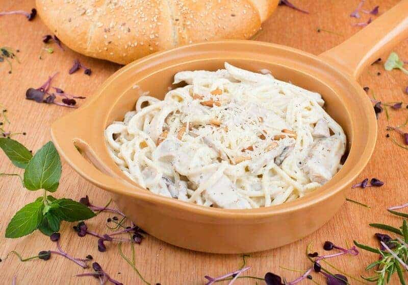 8. Chicken Alfredo