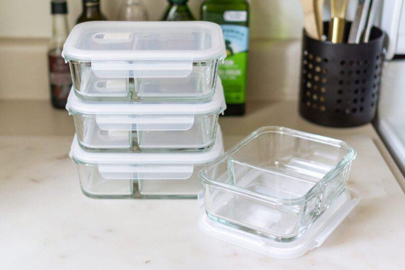 Prep Naturals Glass Meal Prep Containers