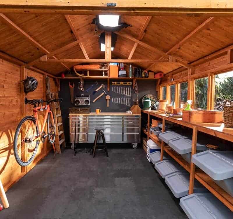 Tidy The Garage Or Storage Shed