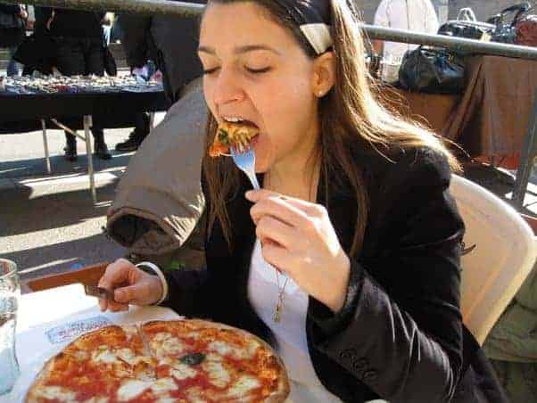 24. Eating Pizza with a Knife and Fork