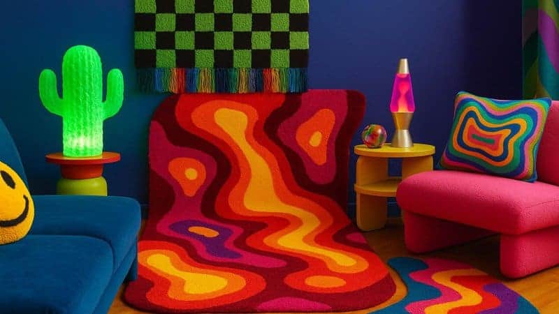 Cactus Lamps & Lava Rugs: The Weirdcore Home Decor Trend That’s Breaking the Internet