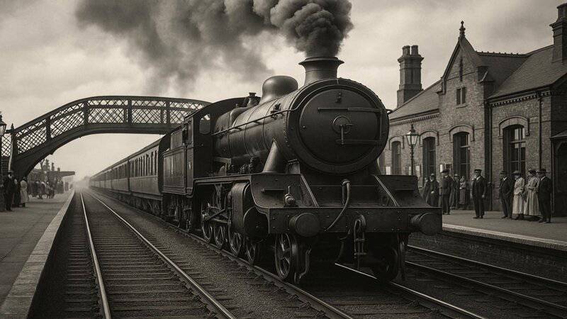 Stunning Historic Images Capture 150 Years Of Train Travel Around The World