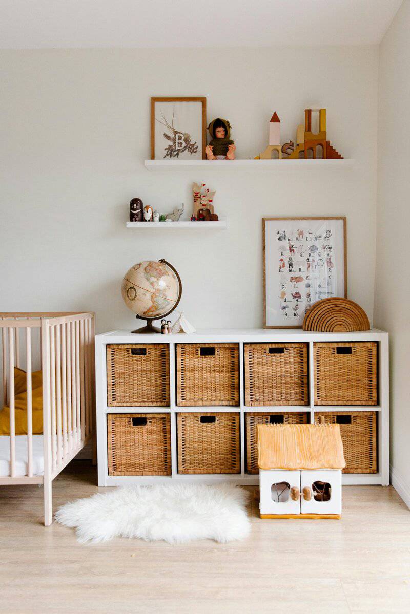 6. Children’s Room Cube Shelves