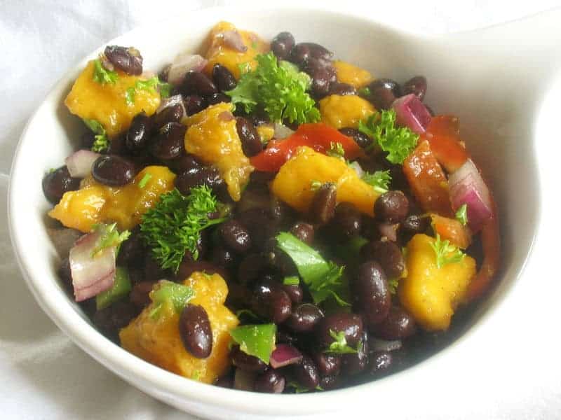 Black bean mango salad2