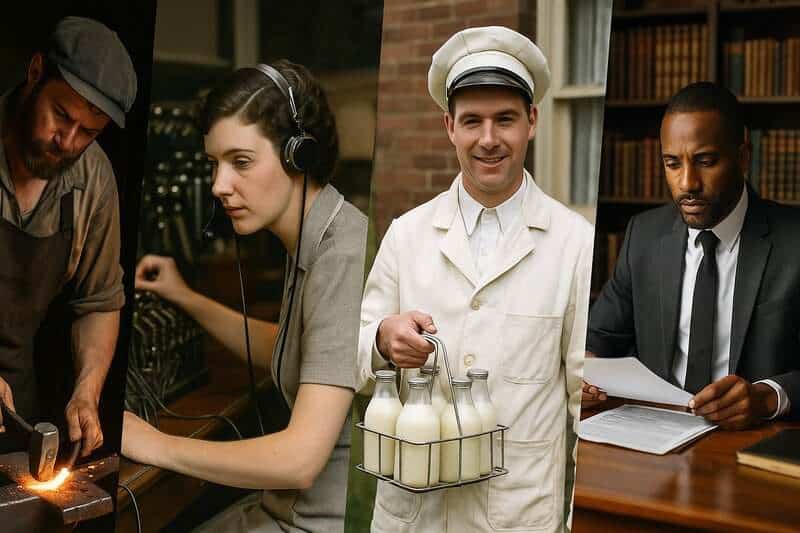From Blacksmiths to Bankers: 20 Dream Careers That Defined Their Time