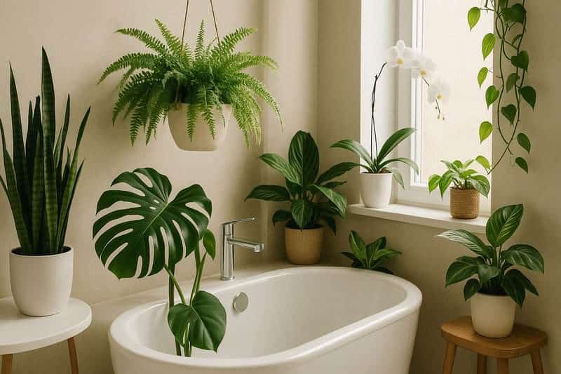 15 Bathroom Plant Ideas That Make Any Space Feel Like a Spa