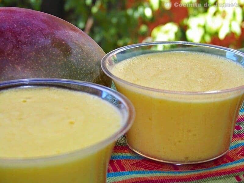 Mousse de mango 1